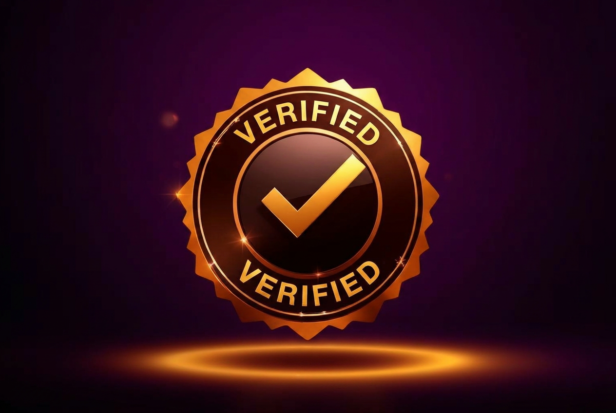 Verified vendor badge