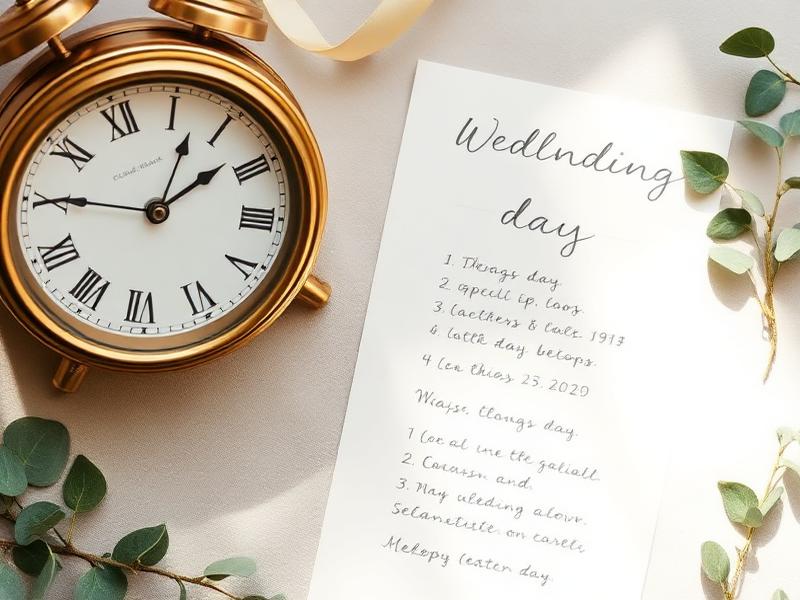 Day-of timeline